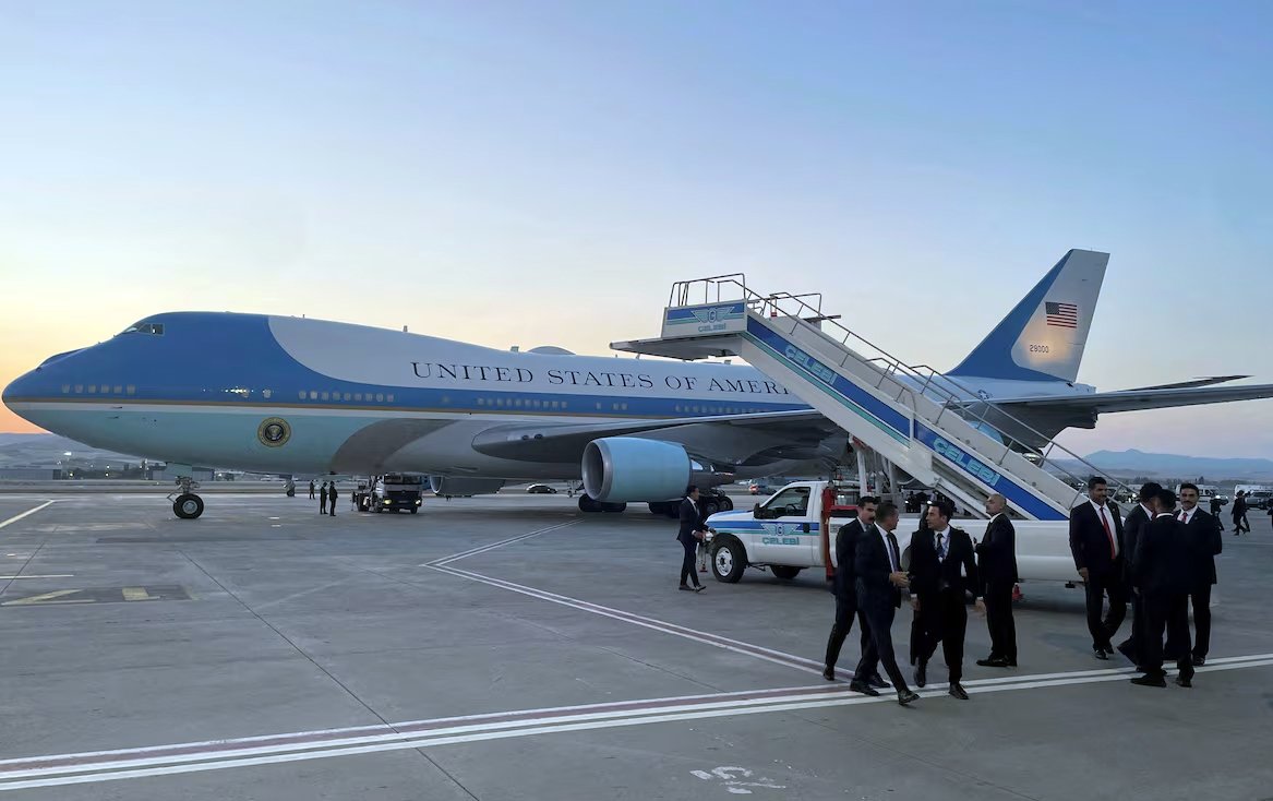 President Donald Trump secretly switched Air Force One to a smaller jet after the Secret Service identified a credible missile threat during his Turkey visit.