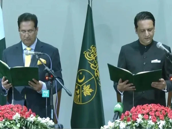 New AJK prime minister takes oath.
