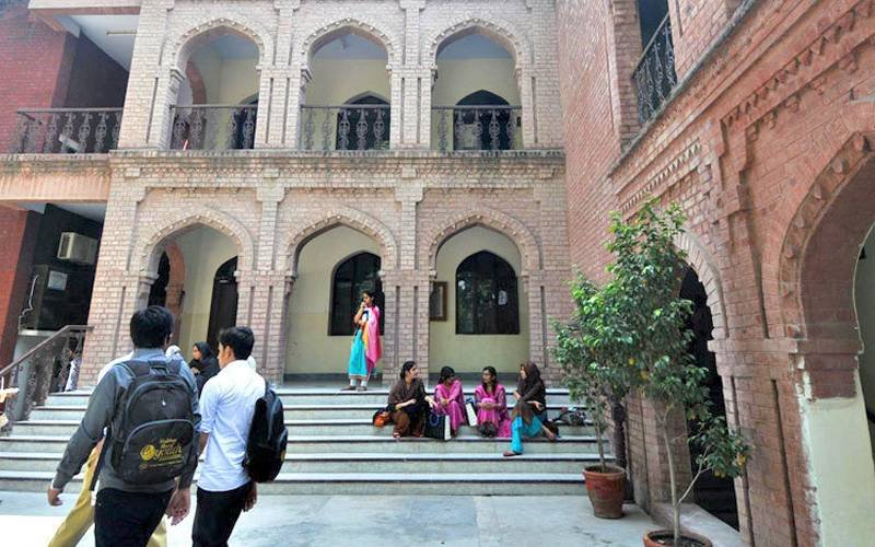 A view of a college in Punjab.