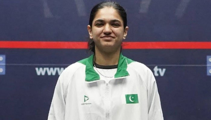 Sana of Pakistan after winning the title.