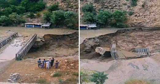 Flood destruction in Chitral