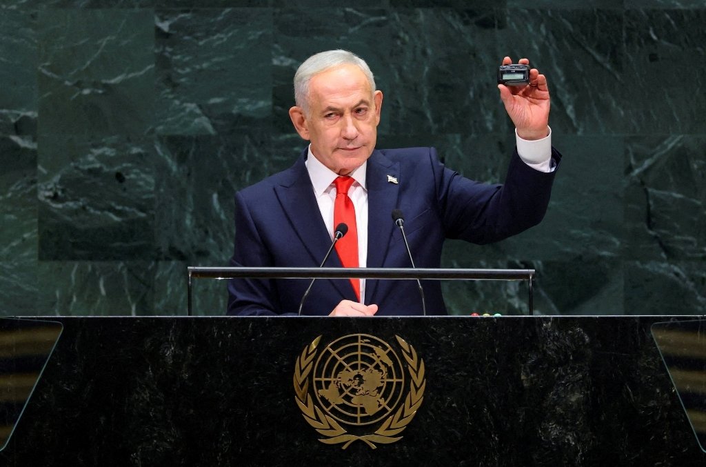 Israeli PM confession to an act of mass state terrorism in UNGA