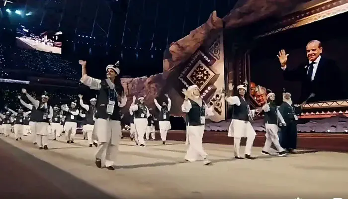 Pakistan team at World Nomad Games.