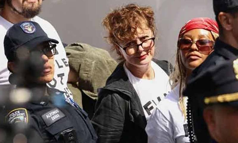 US actress arrested during protest against Israel