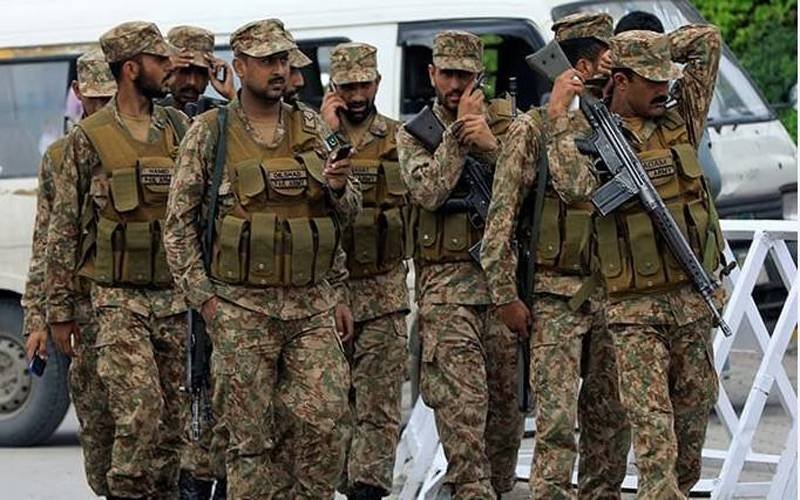 Security forces carry out operations against terrorists in Balochistan.