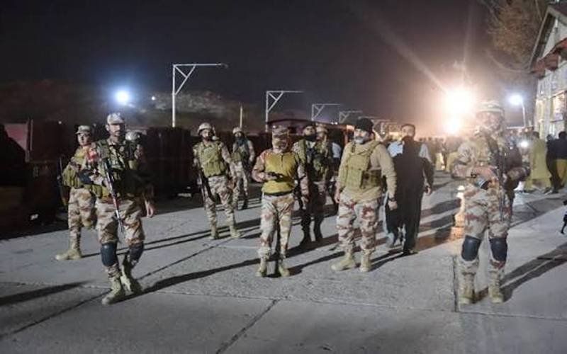 Security forces operations in KP and Balochistan