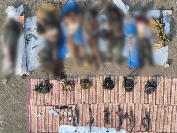 Recoveries of arms by security forces.
