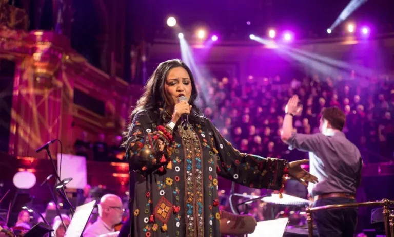 Sara Peter performs in London.