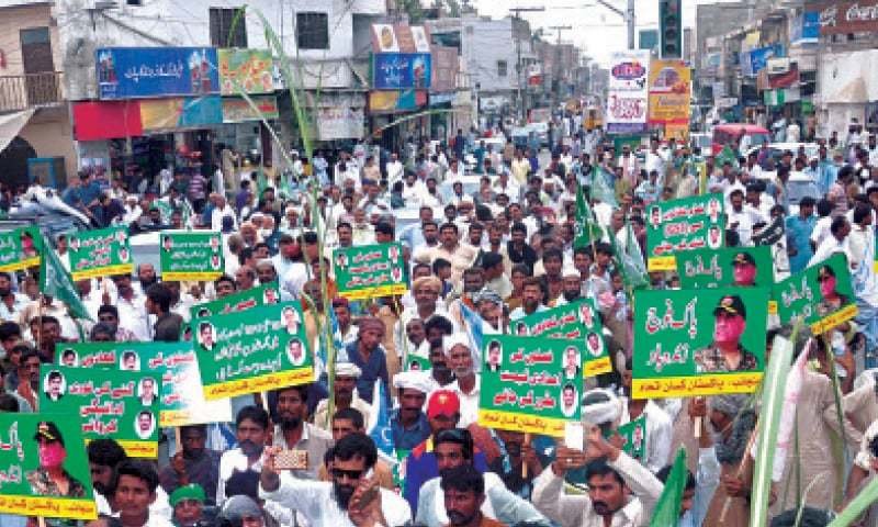 Farmers rally