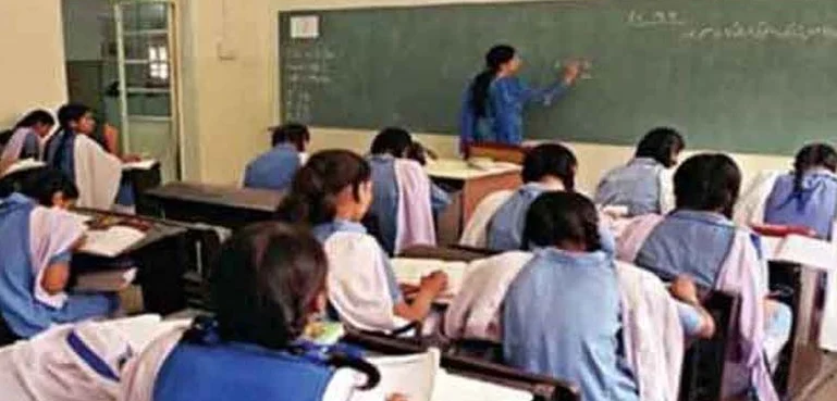Students in a classroom