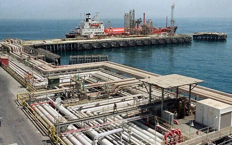 Saudi oil supply line attack