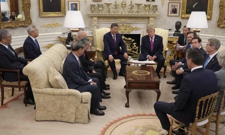 Xi and Trump meeting