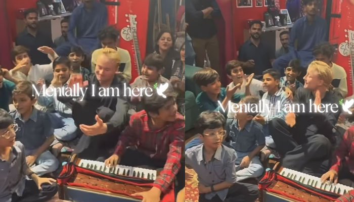 Lahore children impress Norwegian musician