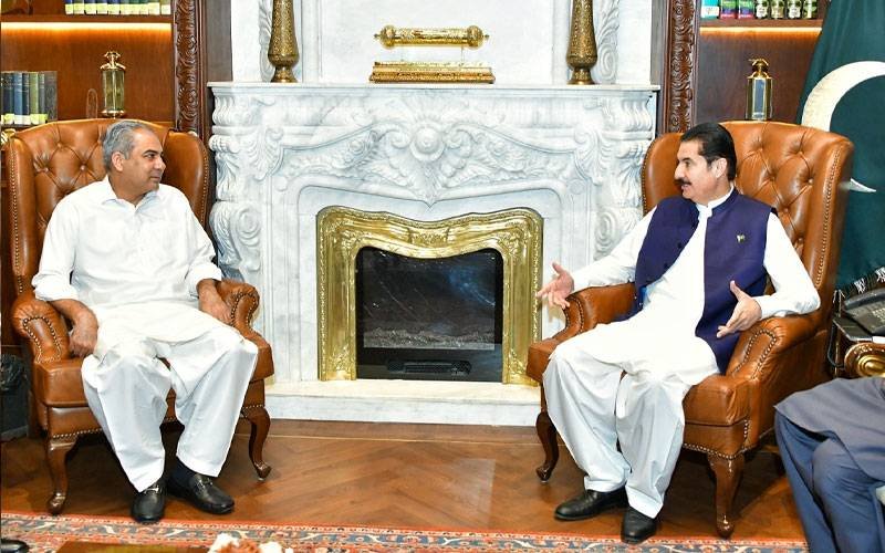 Interior Minister meets KP Governor in Peshawar