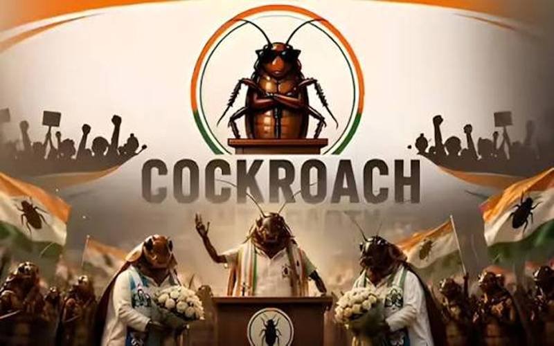 Cockroach Party protest