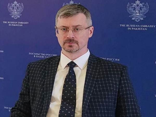 Russian ambassador at a book launch