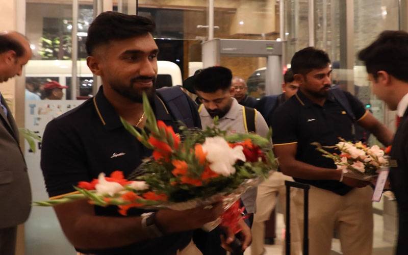 Sri Lankan cricket team arrives in Islamabad