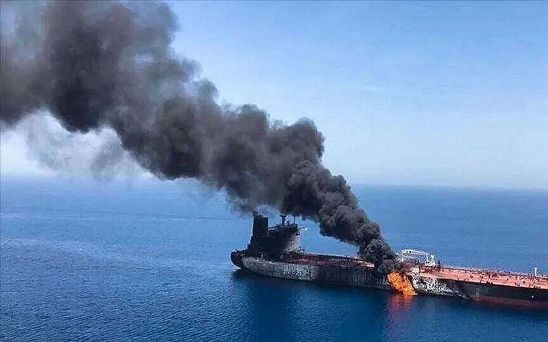 Tanker hit in Hormuz