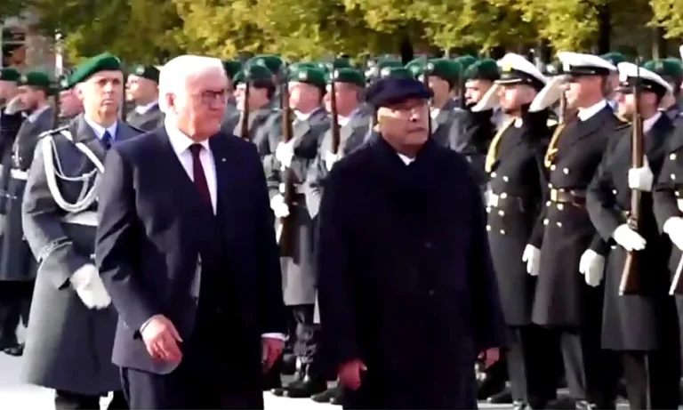 President Asif Ali Zardari arrives in Germany