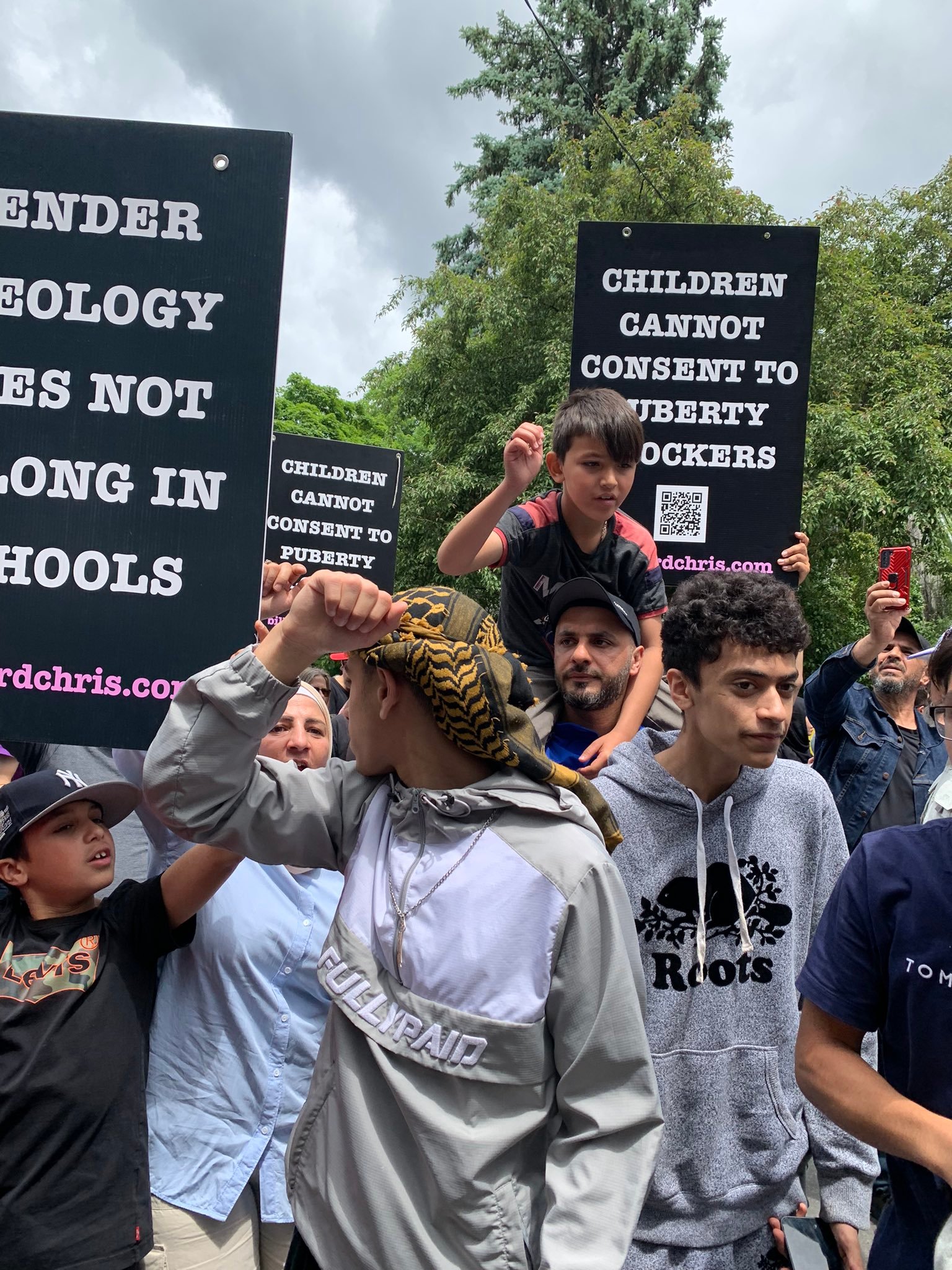 Protest held against 'gender ideology' studies in Canada schools