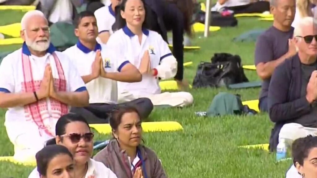 Mega yoga event at UN headquarters