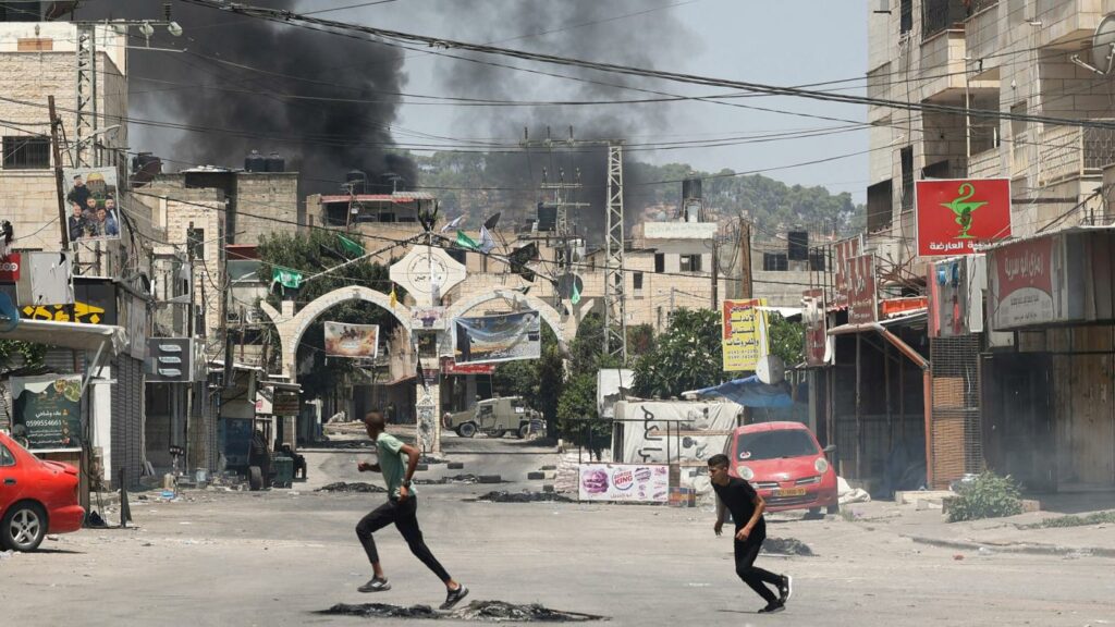 Eight killed in Israeli attack on West Bank.