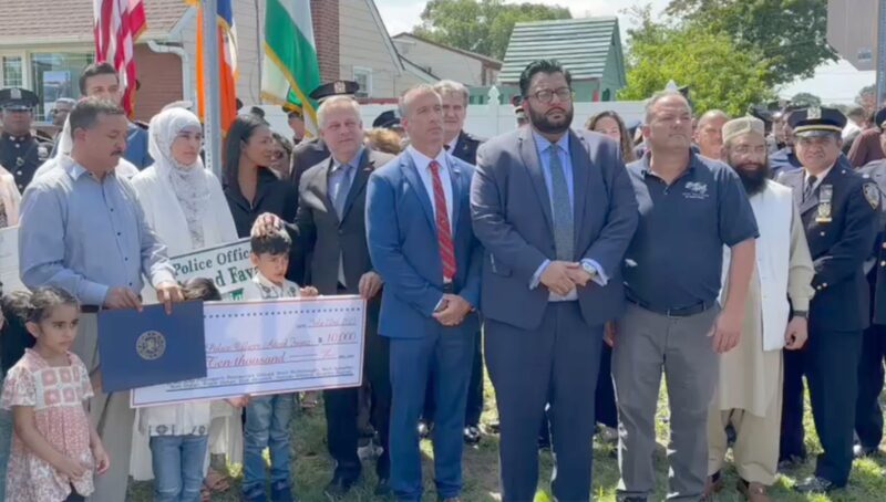 Road named after martyred Pakistani-American police officer