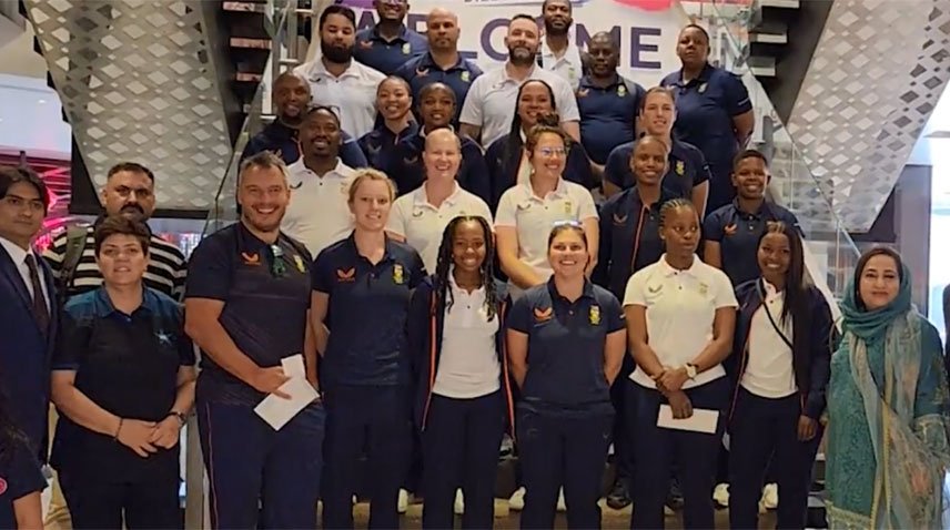 South Africa's women cricket team in Pakistan