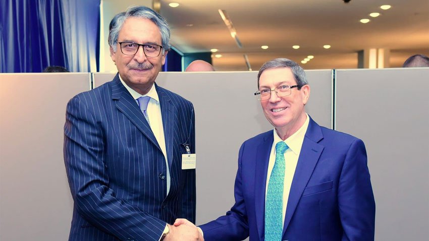 Jilani, Cuban FM discuss bilateral, regional issues