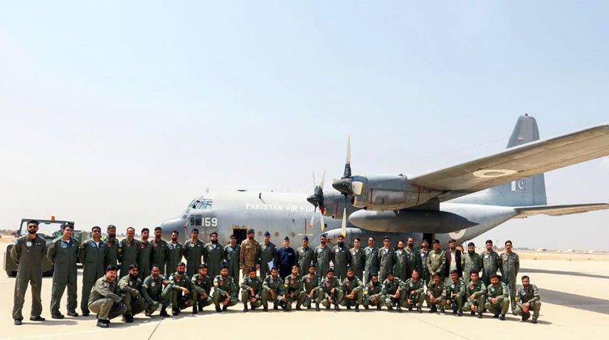 PAF exhibits prowess at Egypt air exercise