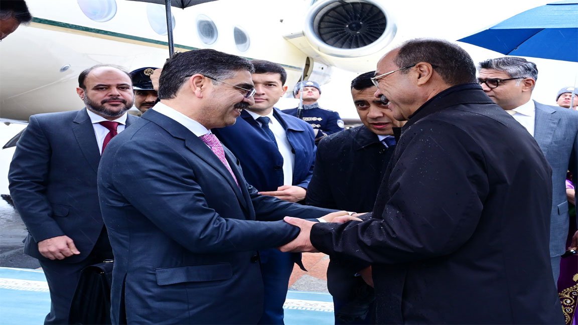Caretaker PM Kakar arrives in Tashkent to attend ECO summit
