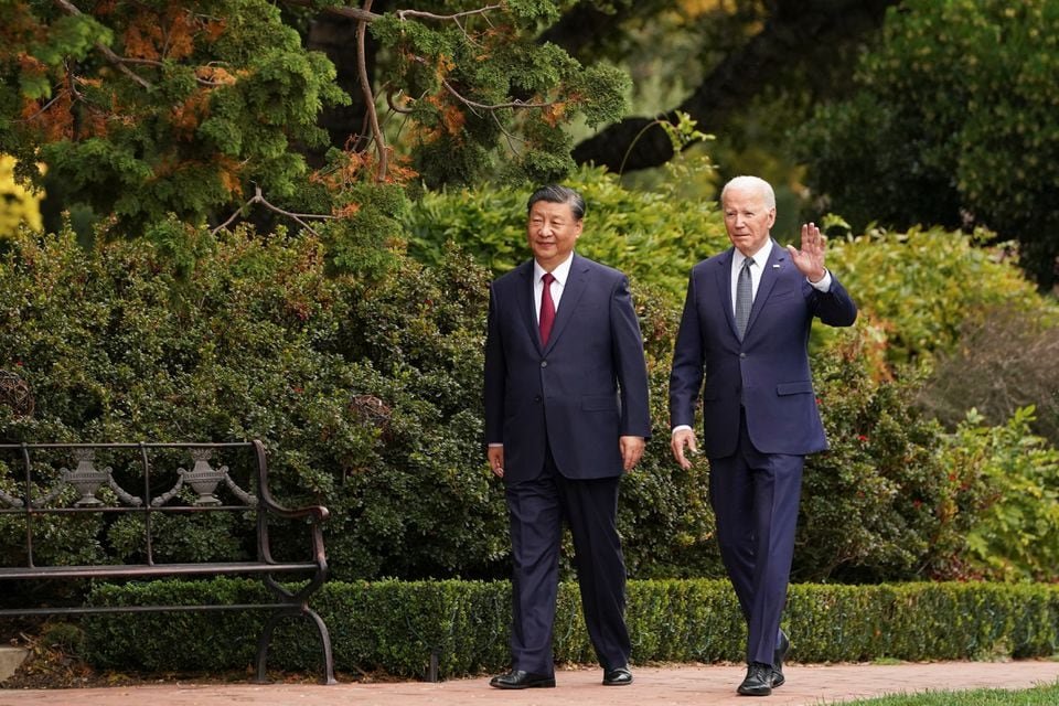 Biden and Xi meeting