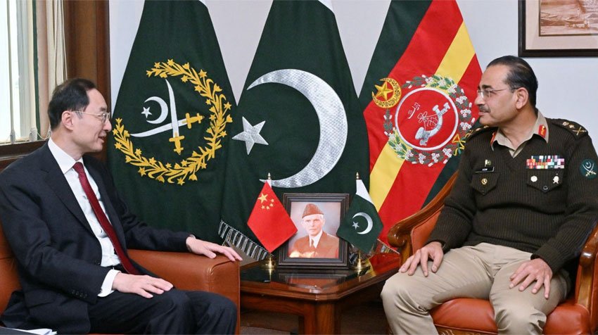 Chinese vice FM meets army chief