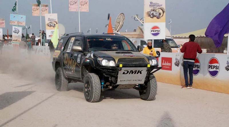 Zain Mehmood wins 462-km desert jeep rally