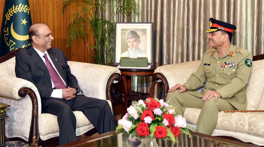 President army chief meeting