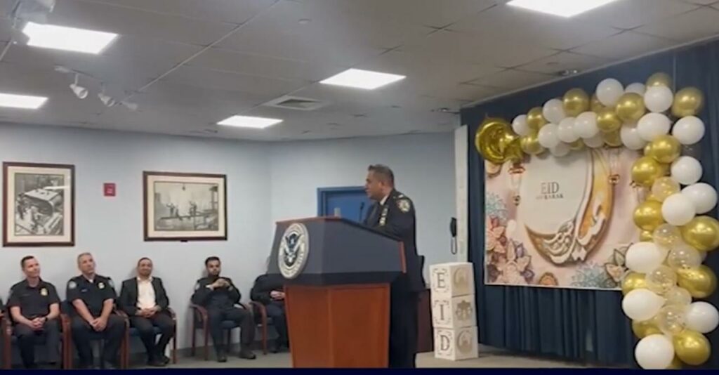 Eid milan party at JFK airport