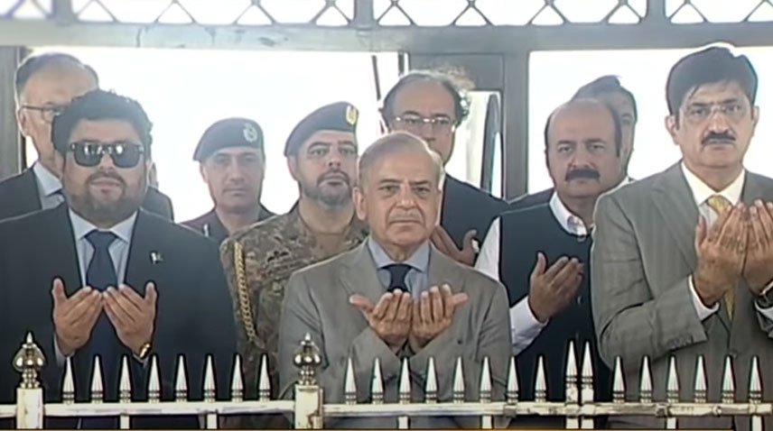 Shehbaz Sharif in Karachi