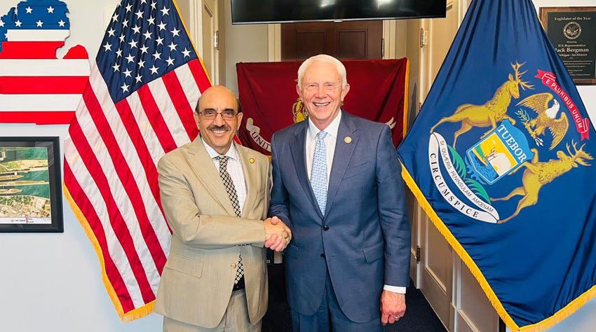 Pakistan's envoy, US Congressman discuss security issues