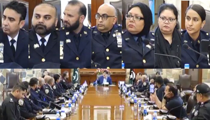 New York City police officers visit Pakistan