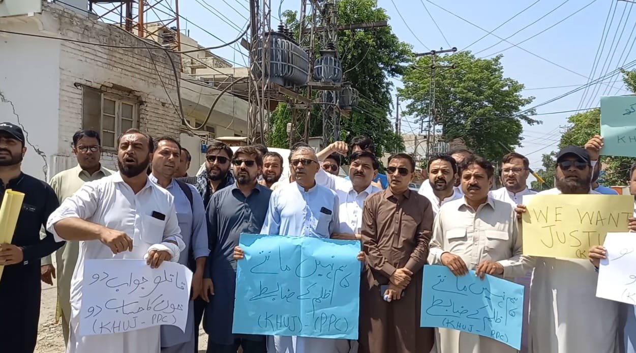 Protest held against murder of journalist