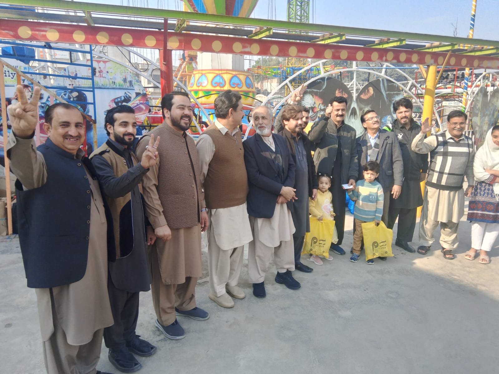 Fun fair organized for media persons