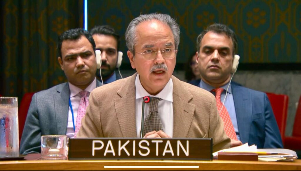 Ambassador Asim Iftikhar. File Photo released by Pak. Mission to UN.