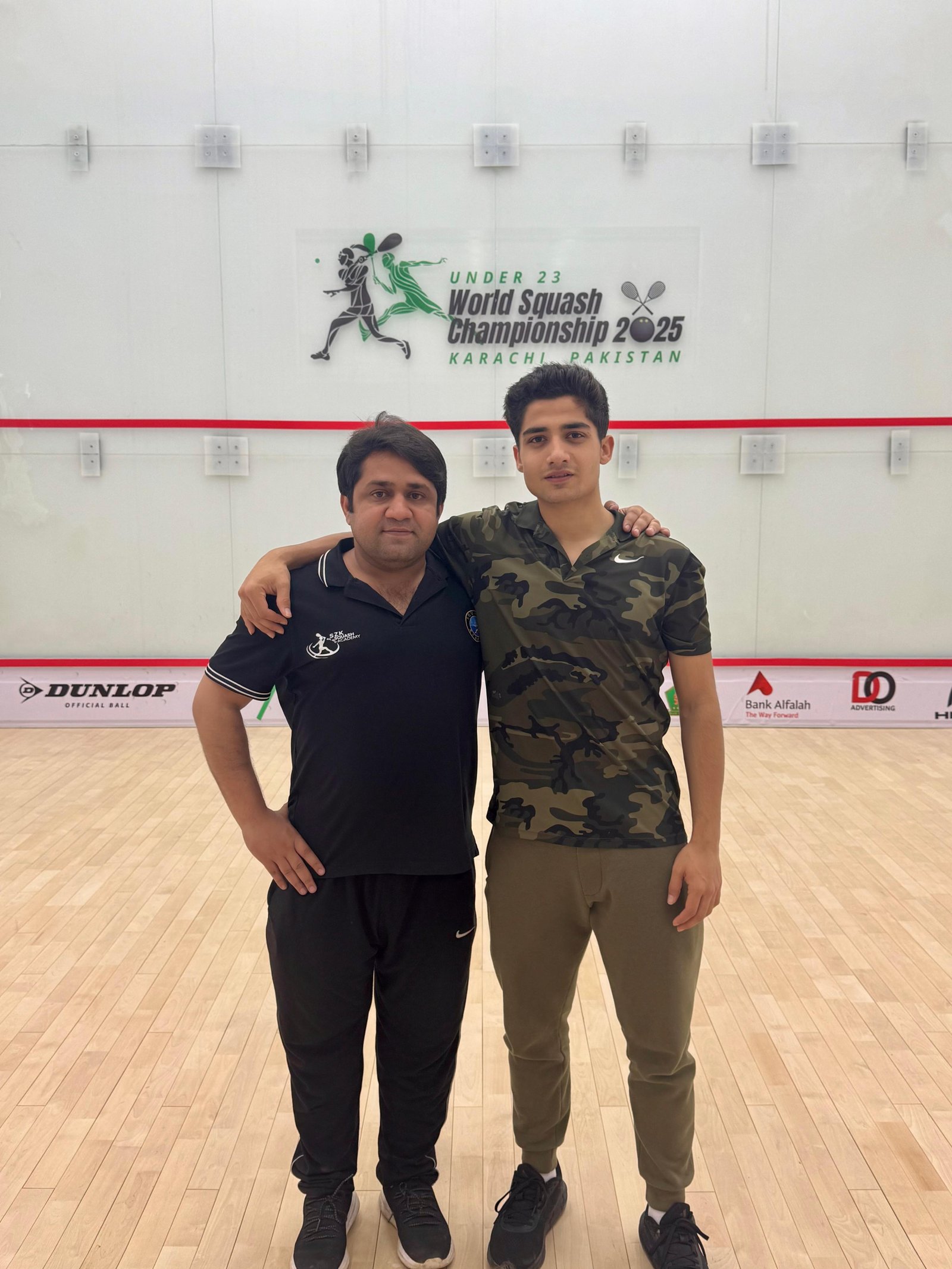 Two young squash stars eyeing international glory