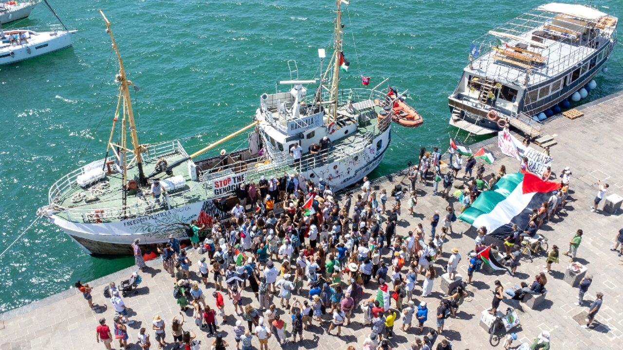 Gaza, Handala, Blockade
