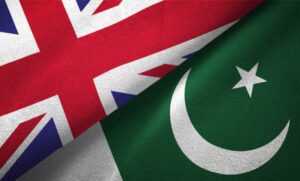 UK and Pakisatn Flag