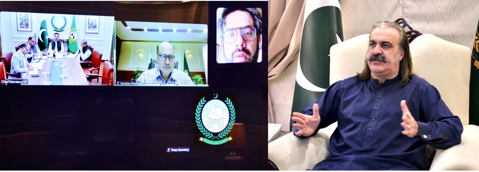 KP CM Reviews Progress on Development Schemes