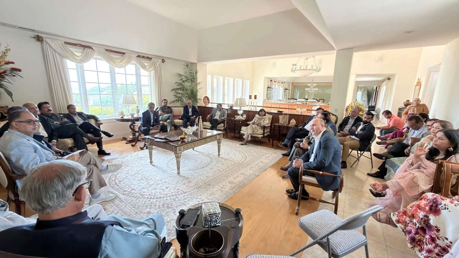 Pakistani-Americans Host Bank Of Punjab President Zafar Masud