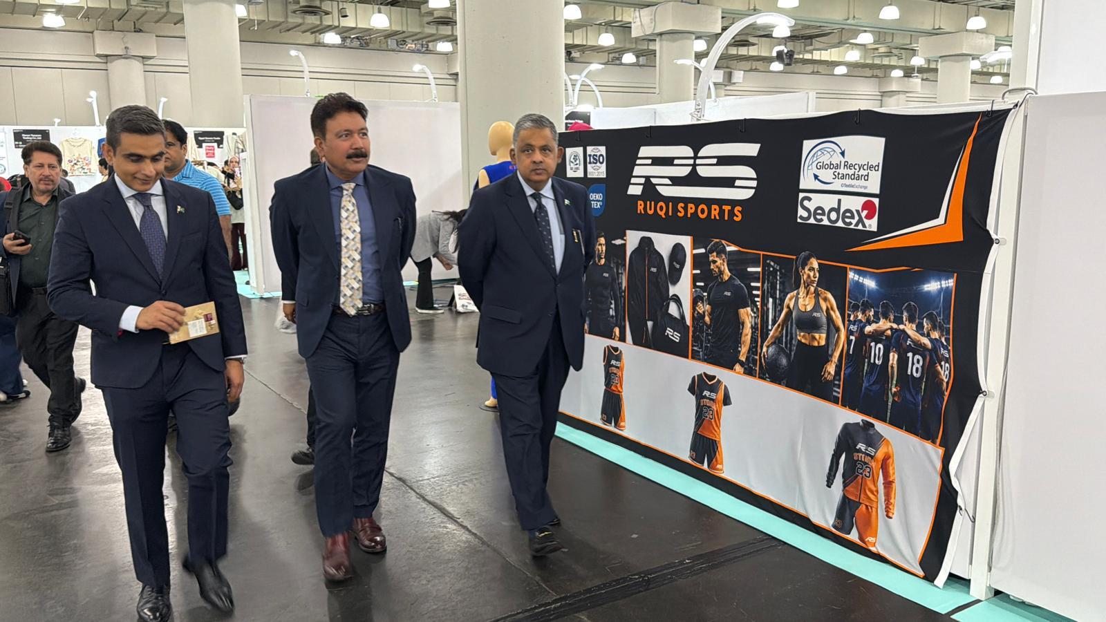 Pakistan inaugurated its national pavilion at Texworld New York City 2026, showcasing textile exports and strengthening trade ties with the United States. Five leading Pakistani companies are participating in the three-day exhibition.